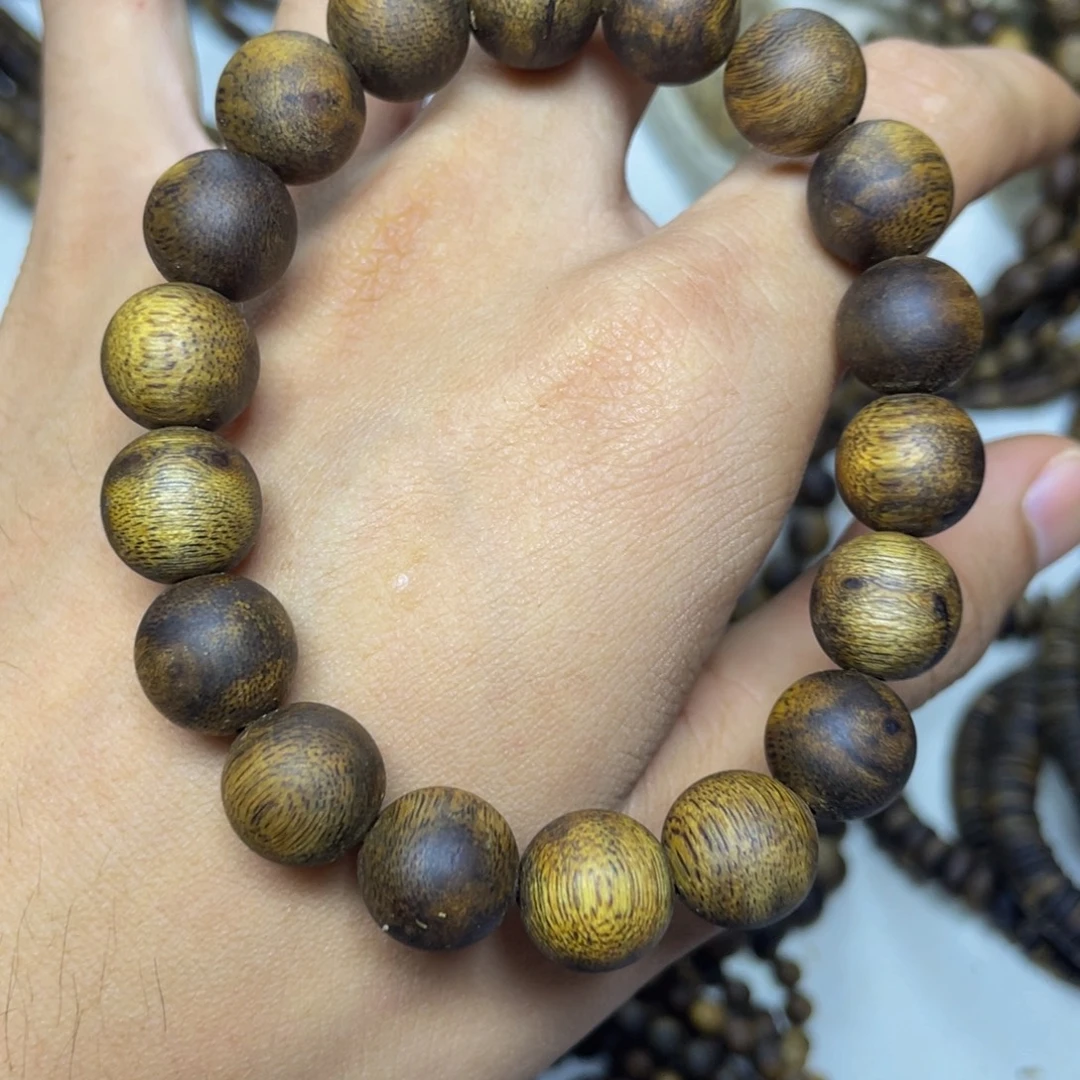 沉香碎屑沉香+1.2圆珠单圈12克加