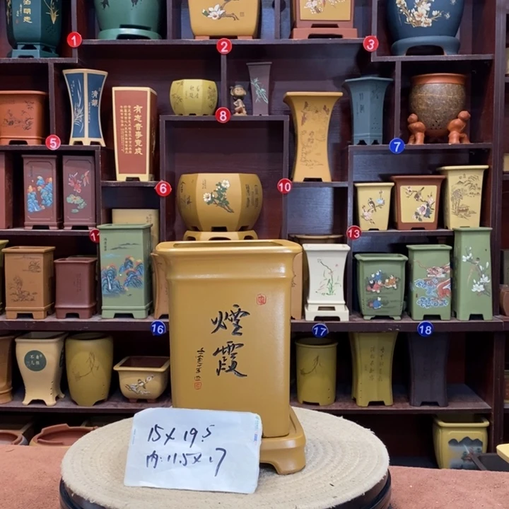 朱泥花盆紫砂花盆