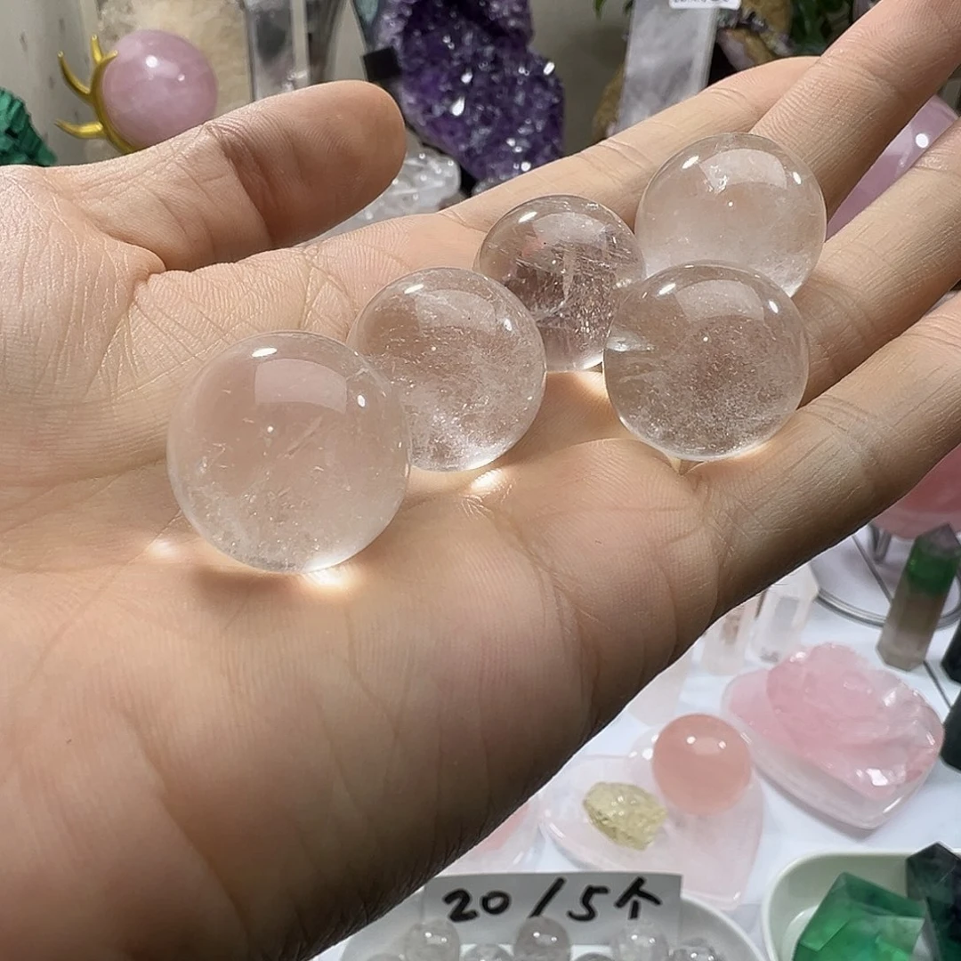 水晶珠宝半成品未镶嵌5个