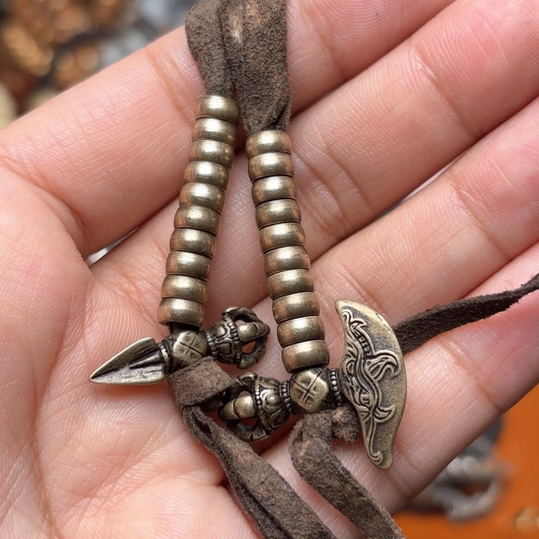 白**嘉铜星月菩提挂件菩提