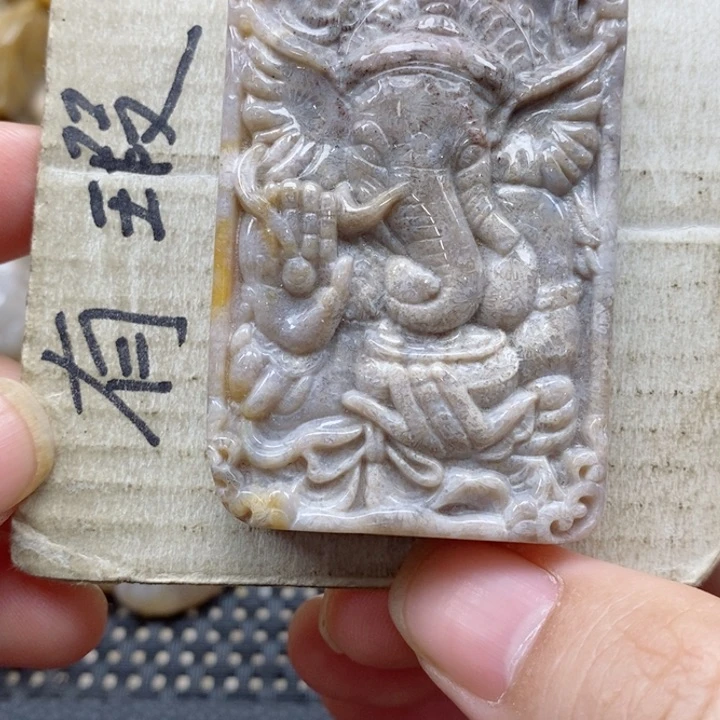 硅化珊瑚（珊瑚玉）颈饰未镶嵌