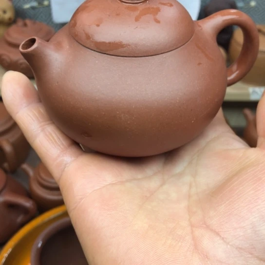 紫砂茶壶紫泥文但170豪升左右