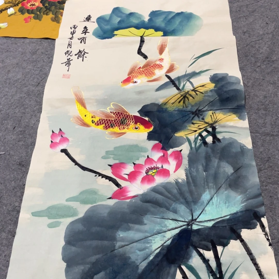 国画国画作品画心一张