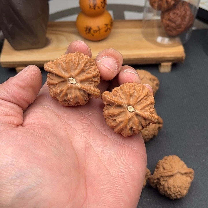 四***爹把件文玩核桃玉玺宫灯42