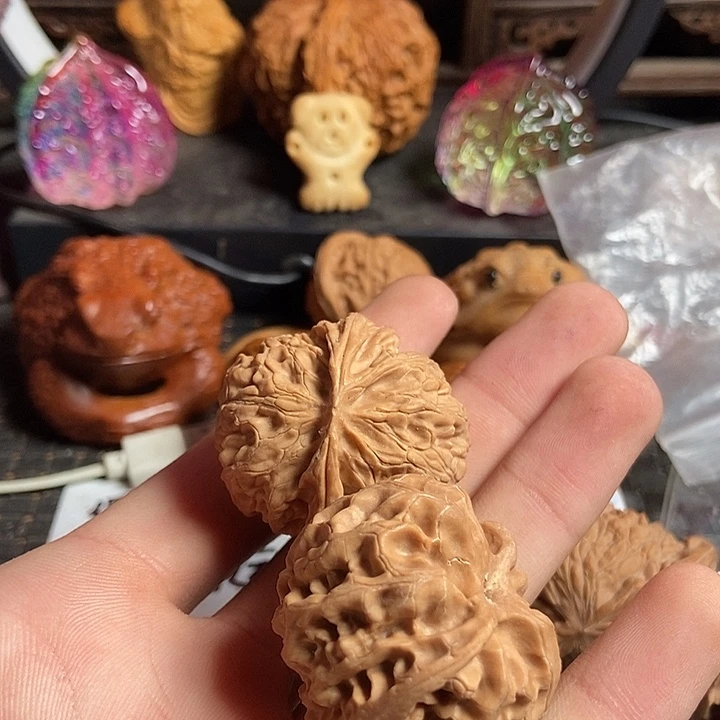 文玩核桃吊坠鹿*苹果