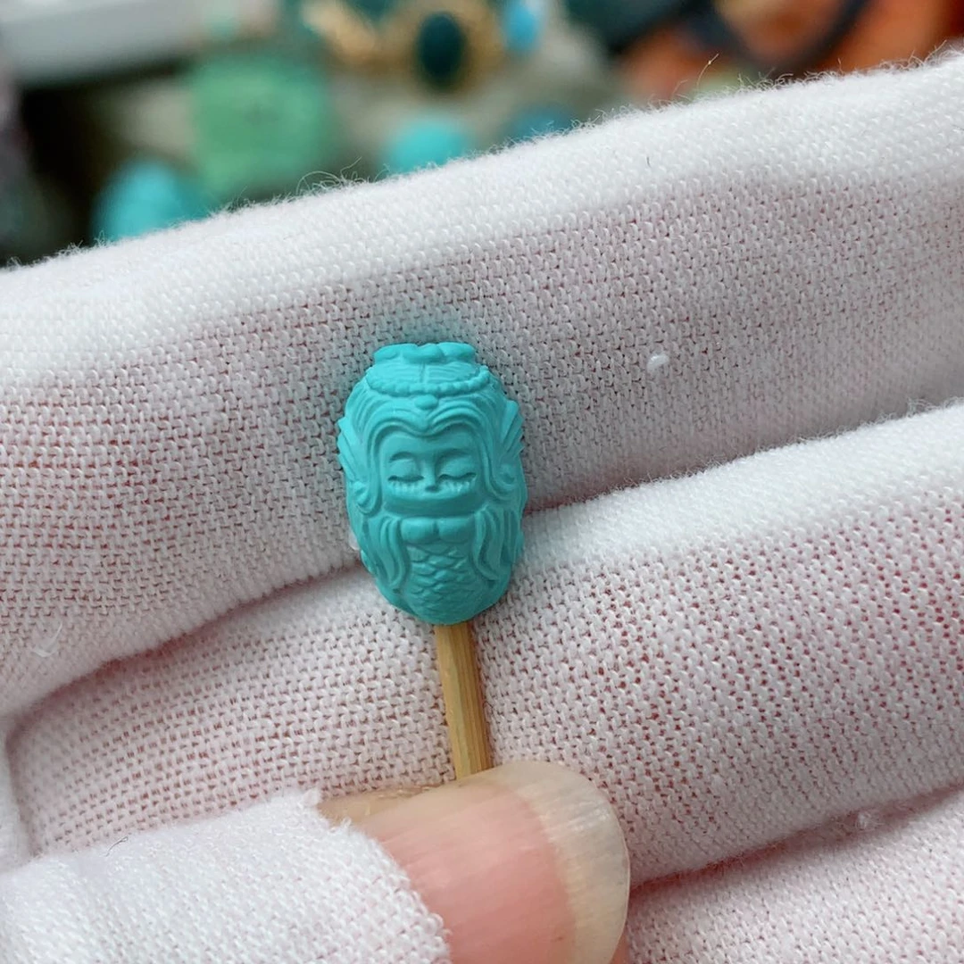 绿松石珠宝奇石未镶嵌
