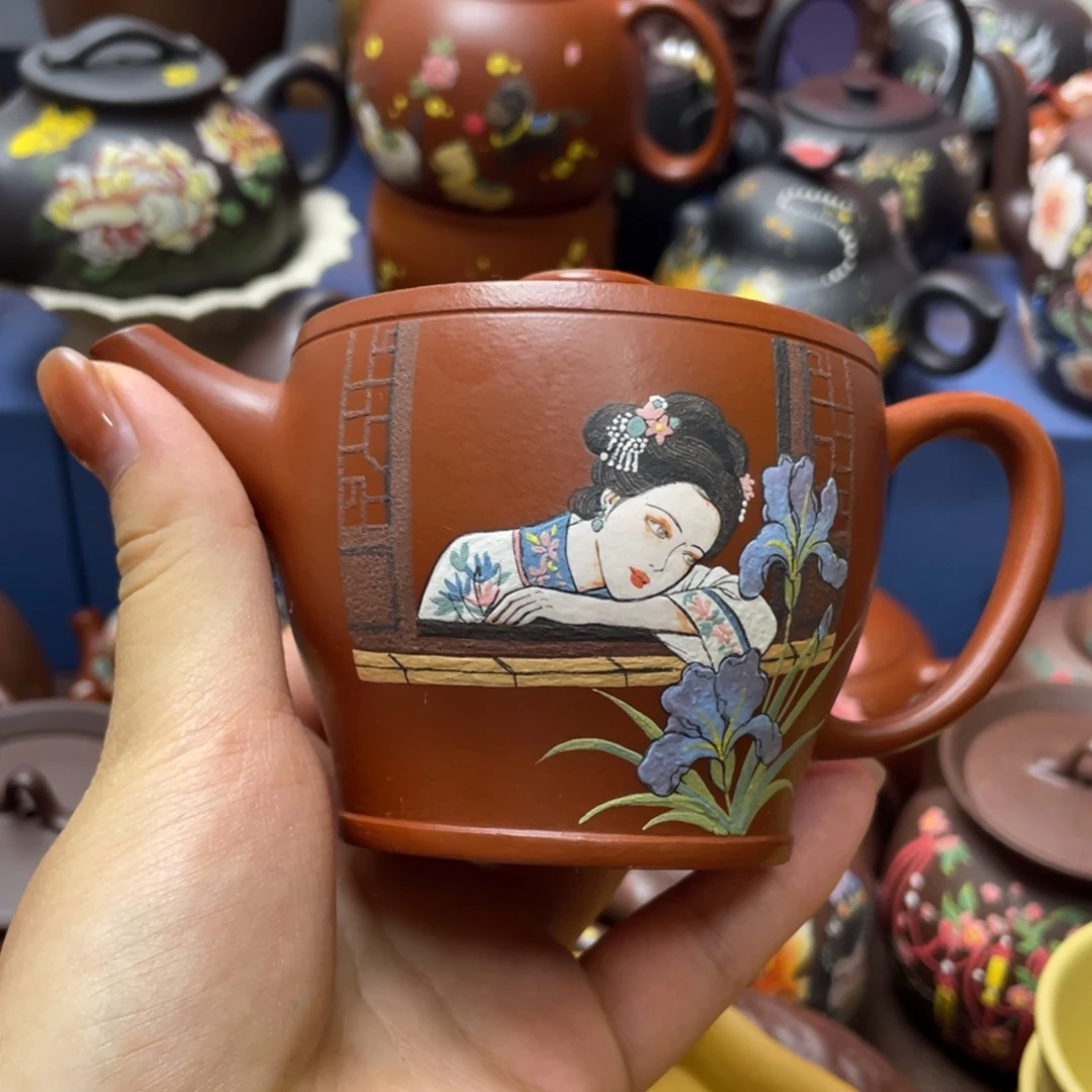 晴***瓜茶杯紫砂紫砂主人杯170cc