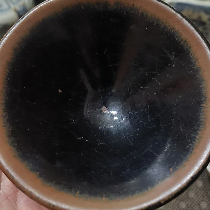 良*一件精美黑釉小盏全品