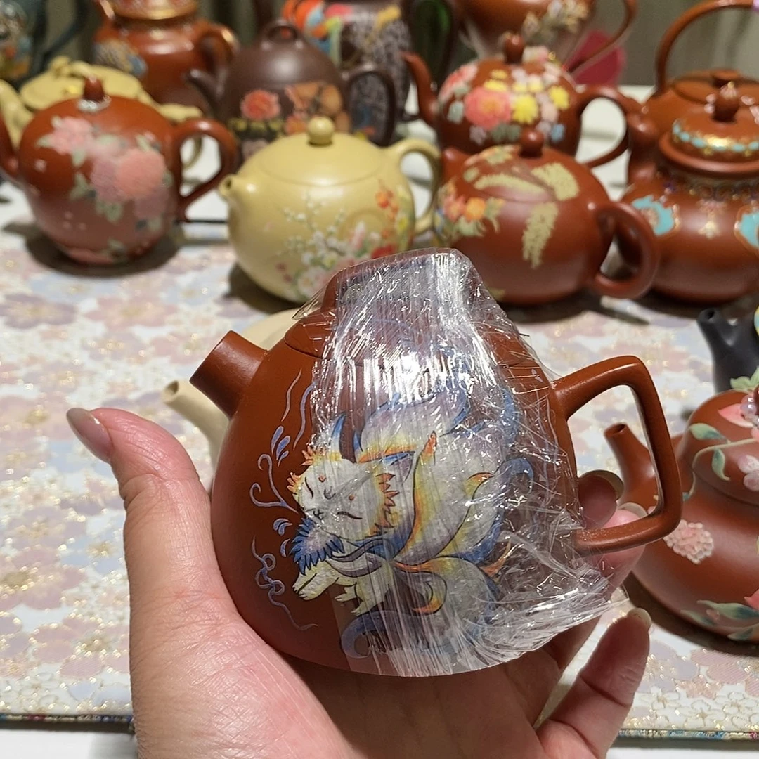 芳***草茶壶紫砂宜兴紫砂壶