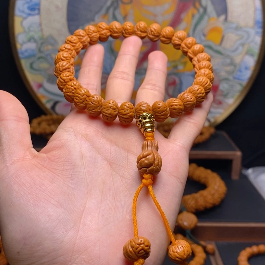 手串桃核恬**无龙纹桃核蟠桃