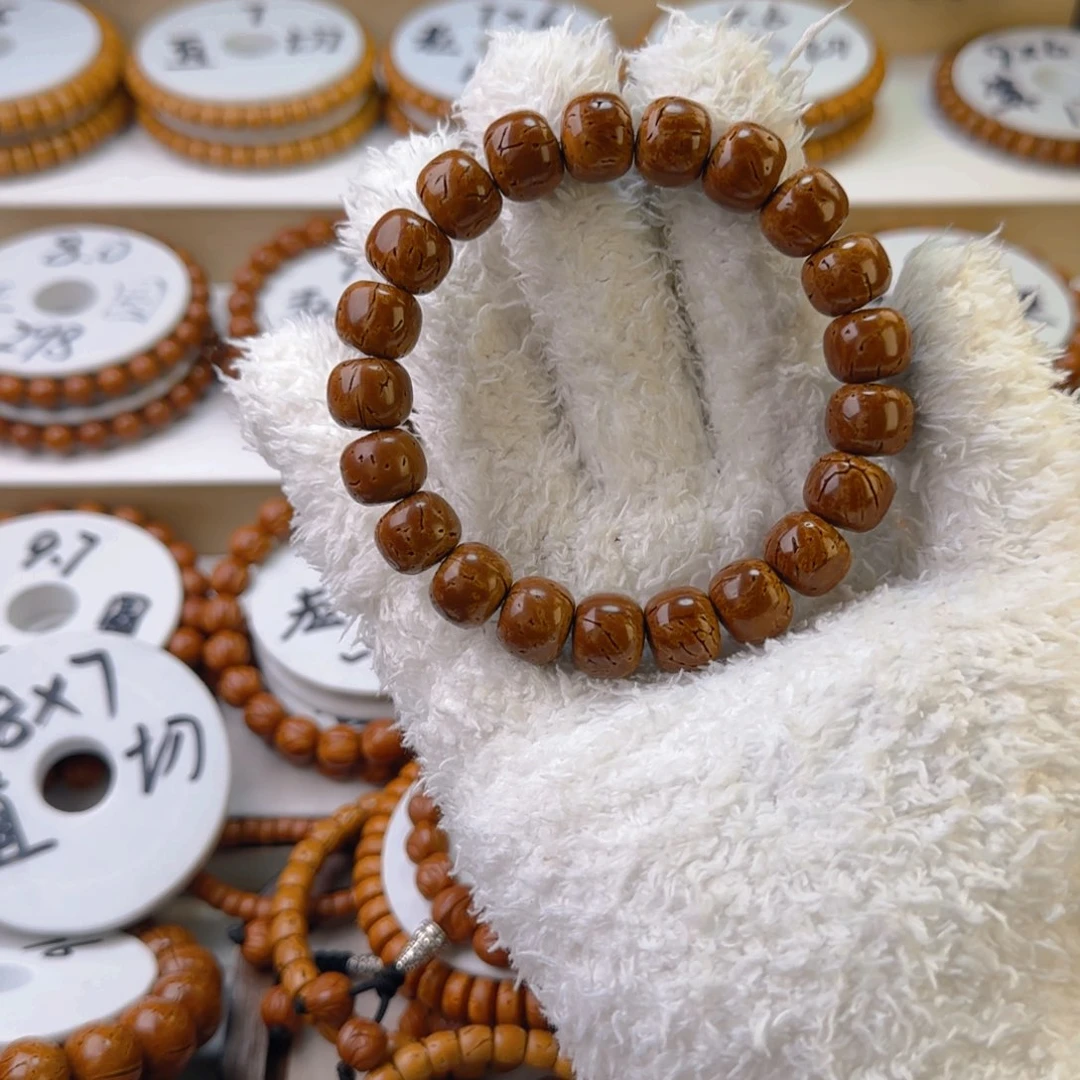 桃核手串?****~树王红魔老型桶珠