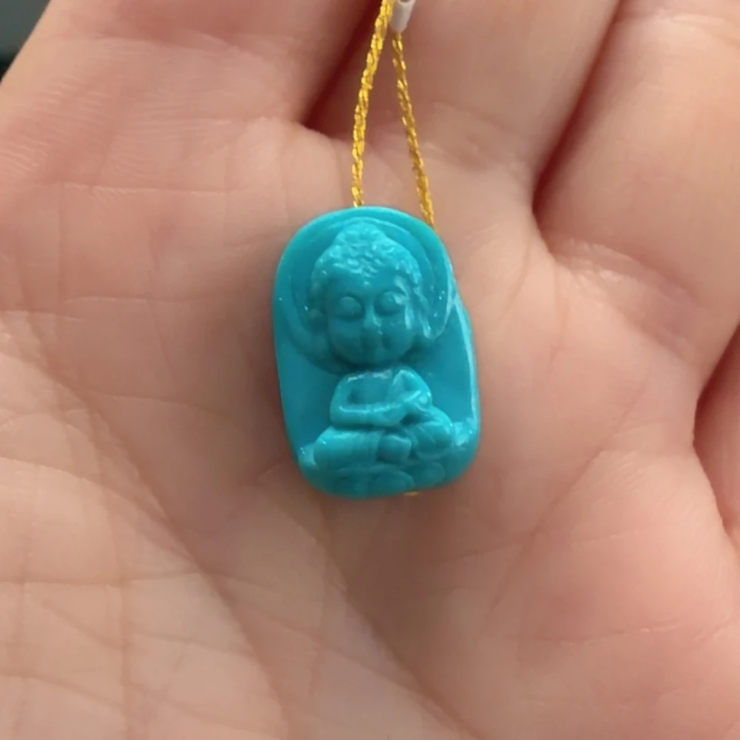 绿松石未镶嵌颈饰