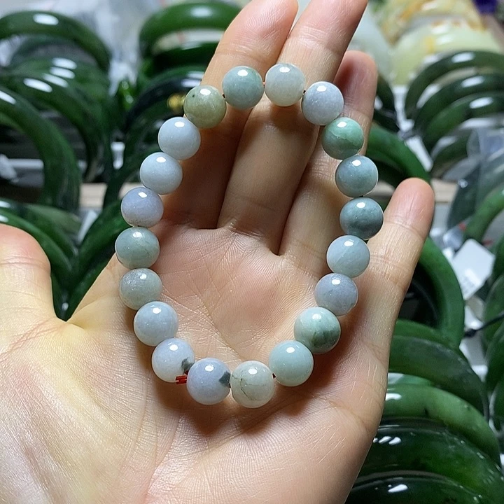 和田玉（碧玉）手镯未镶嵌手串