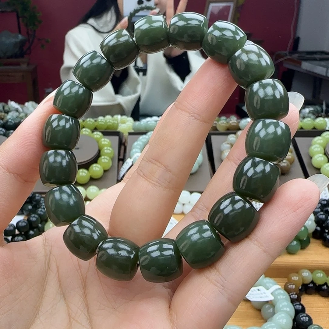 和田玉未镶嵌手串