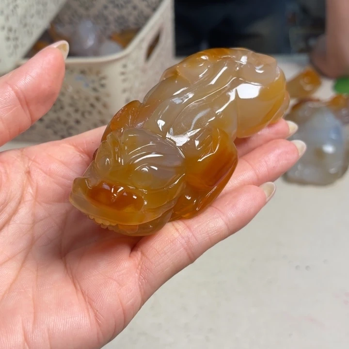 玛瑙/玉髓未镶嵌吊坠(不含链)