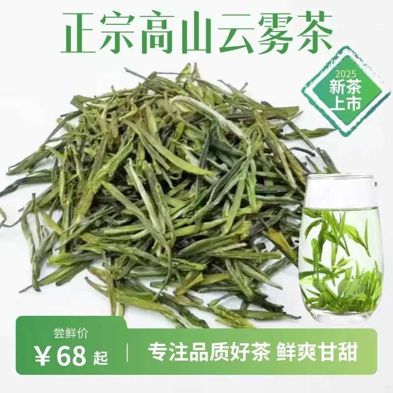2025年（云片）江西绿茶赣南高山茶上犹绿茶鲜嫩明前头春清香型茶叶