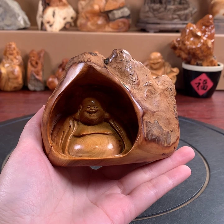 柏木（崖柏）根雕摆件