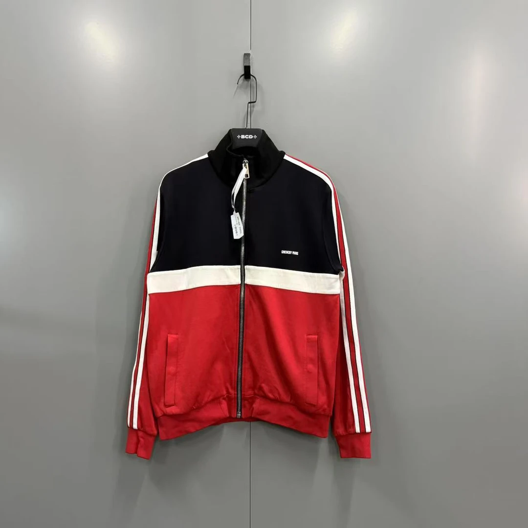 99新 Givenchy/纪梵希 拼色小logo拉链外套 M码/bc012153