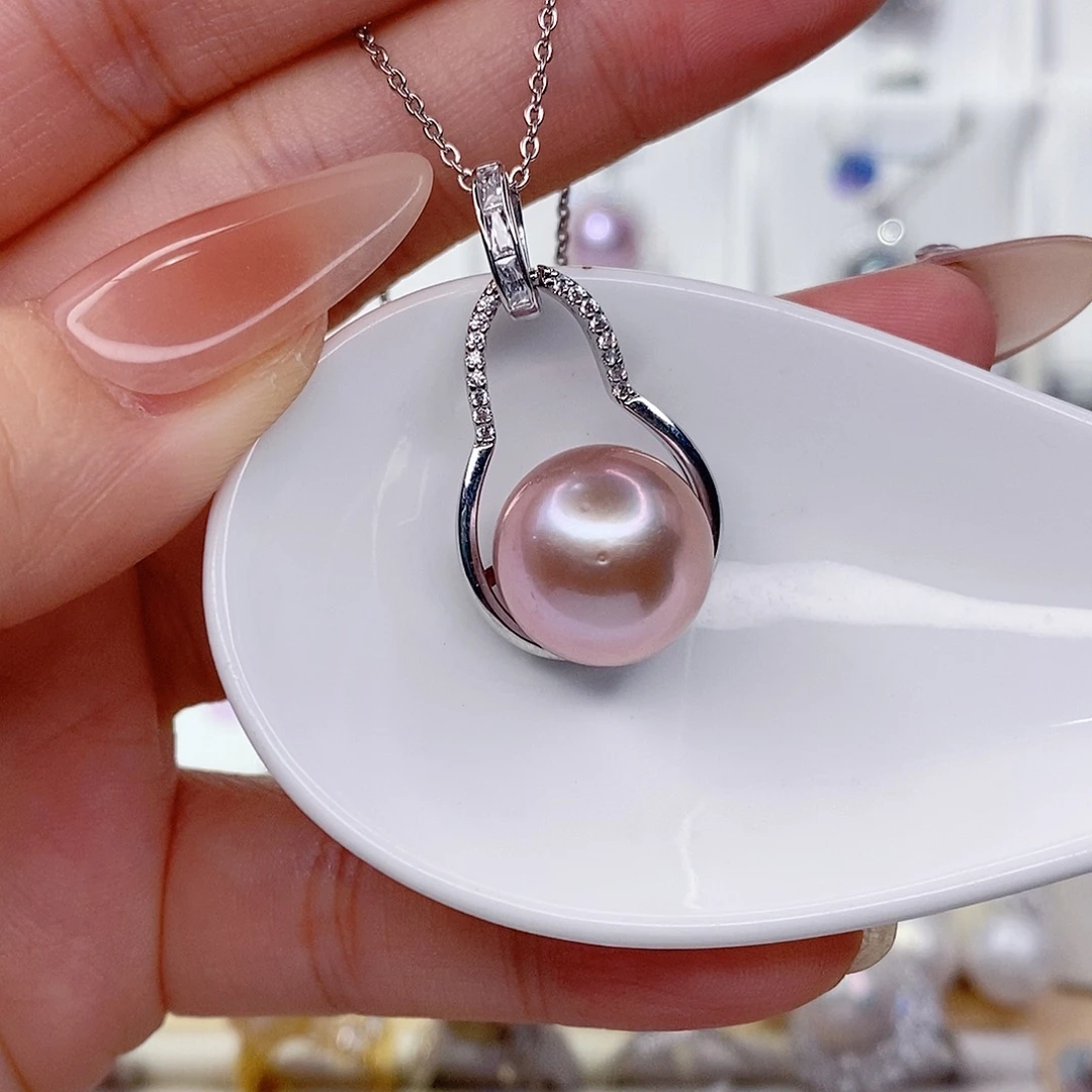 淡水珍珠未镶嵌吊坠(赠链)13➕