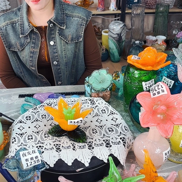 烛台花2162 家悦琉璃工艺品