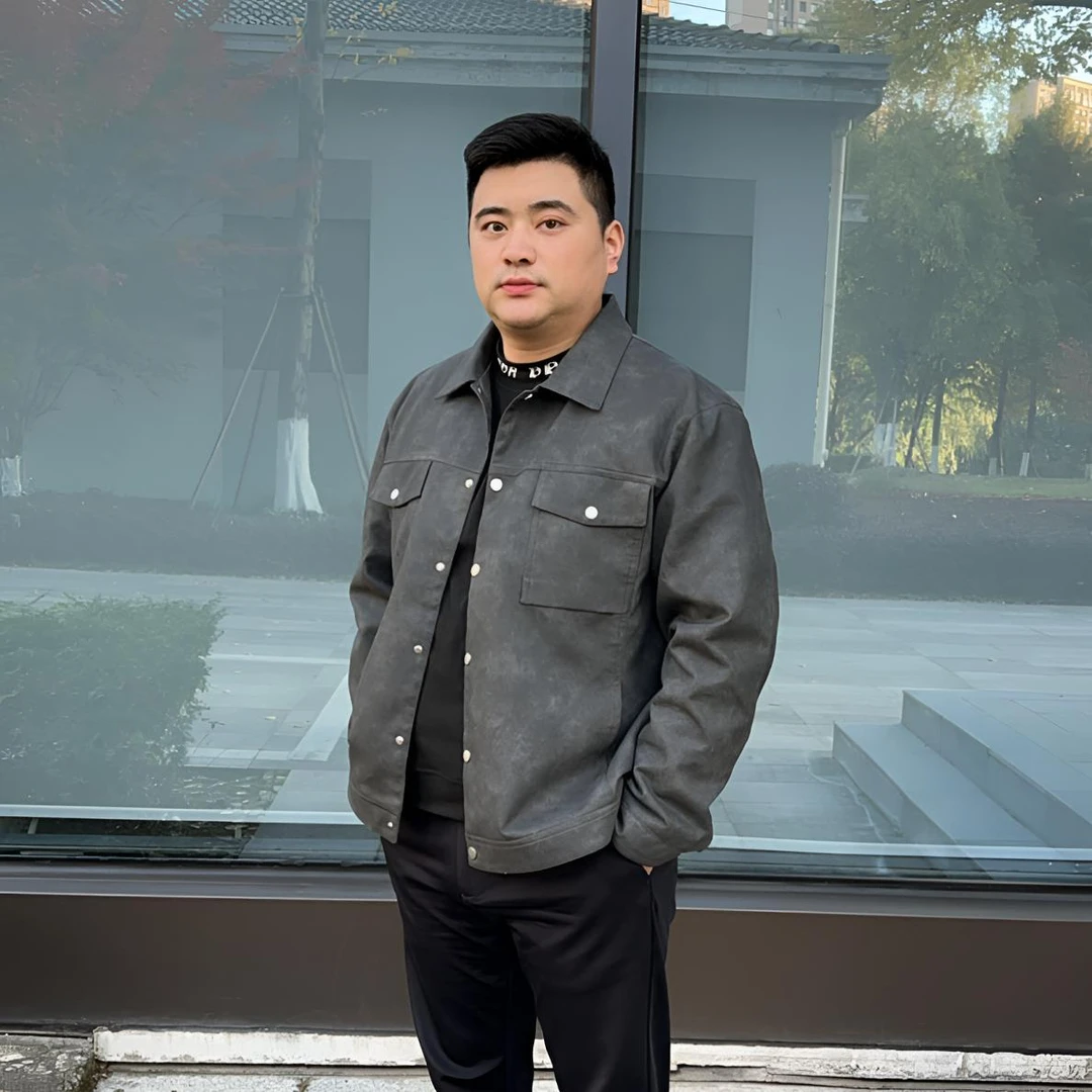 胖子大码皮衣外套男士美式潮牌翻领皮夹克宽松加肥加大加厚纯色