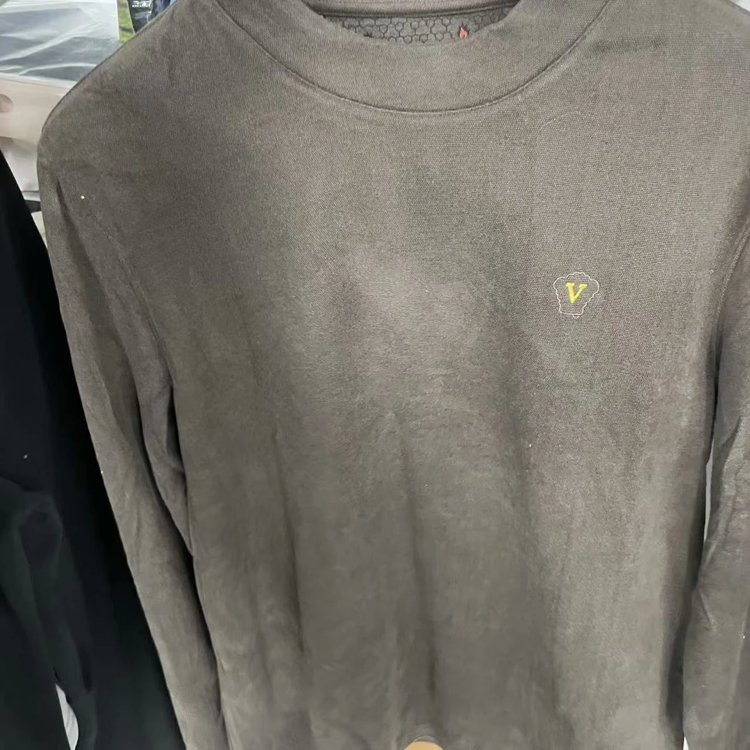 【孤品】男款咖色打底衫1309