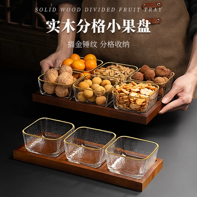 高颜值水果盘新款家用客厅零食点心坚果糖果摆放盘下午茶点心果盘