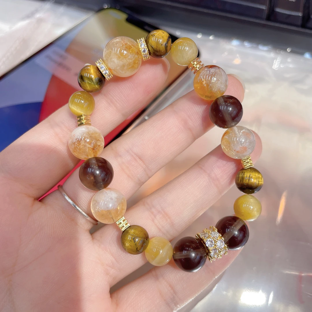 铜合金手链 3905 金霸大综合串