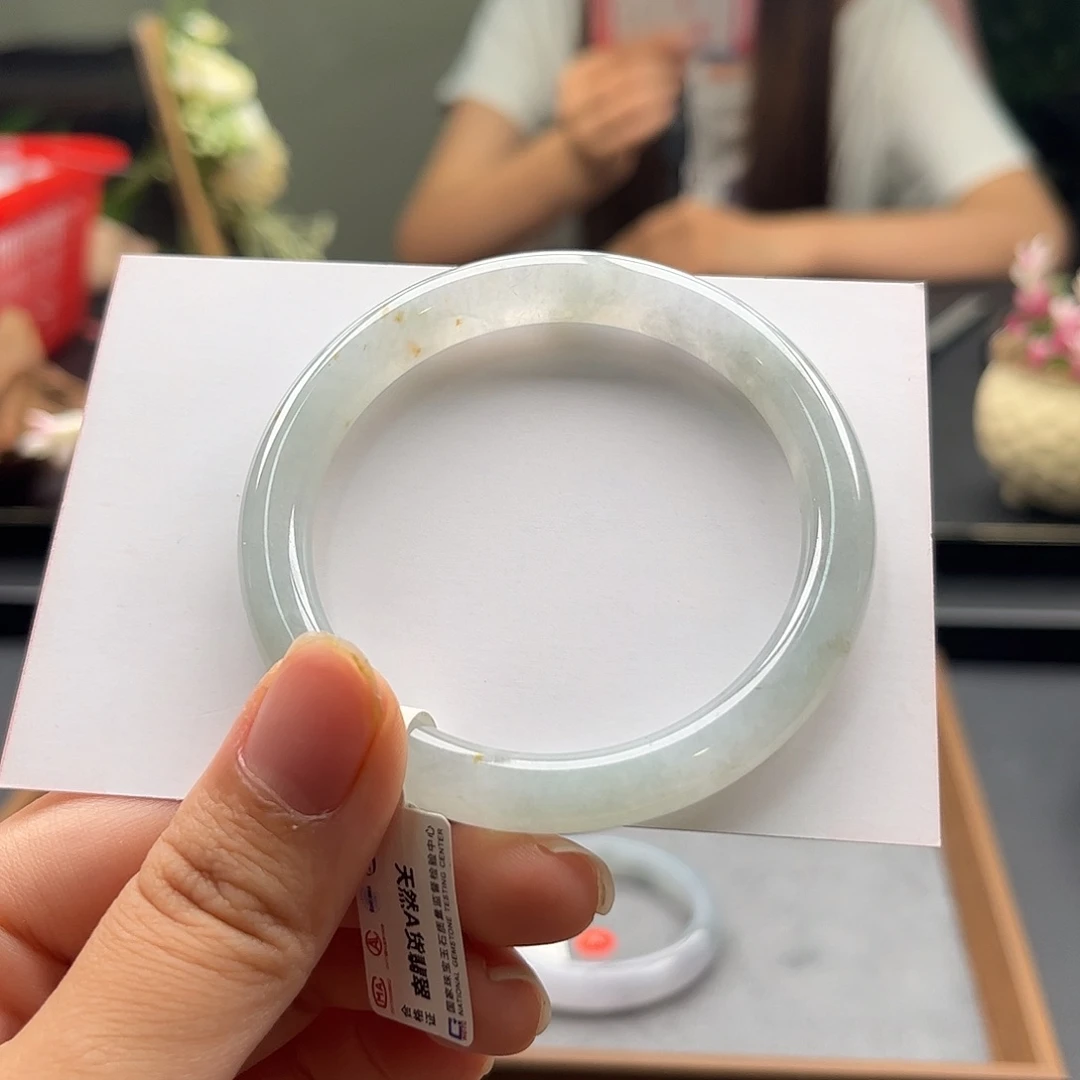 翡翠未镶嵌手镯54-55号32