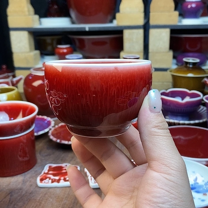 陶瓷景德镇名陶坊原矿郎红