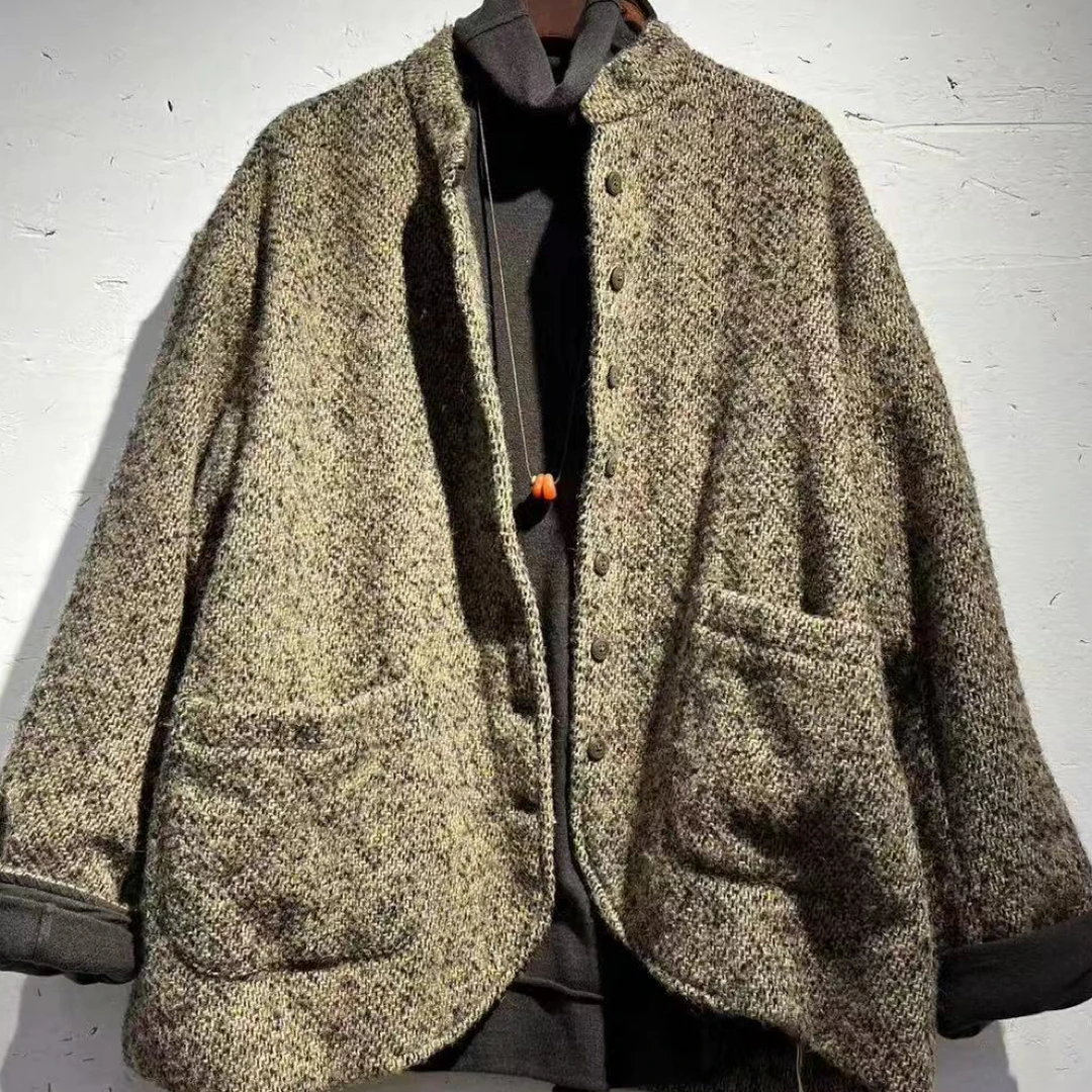 衣路～原创宽松型厚款冬季休闲风保暖短外套休闲韩版百搭上衣39031