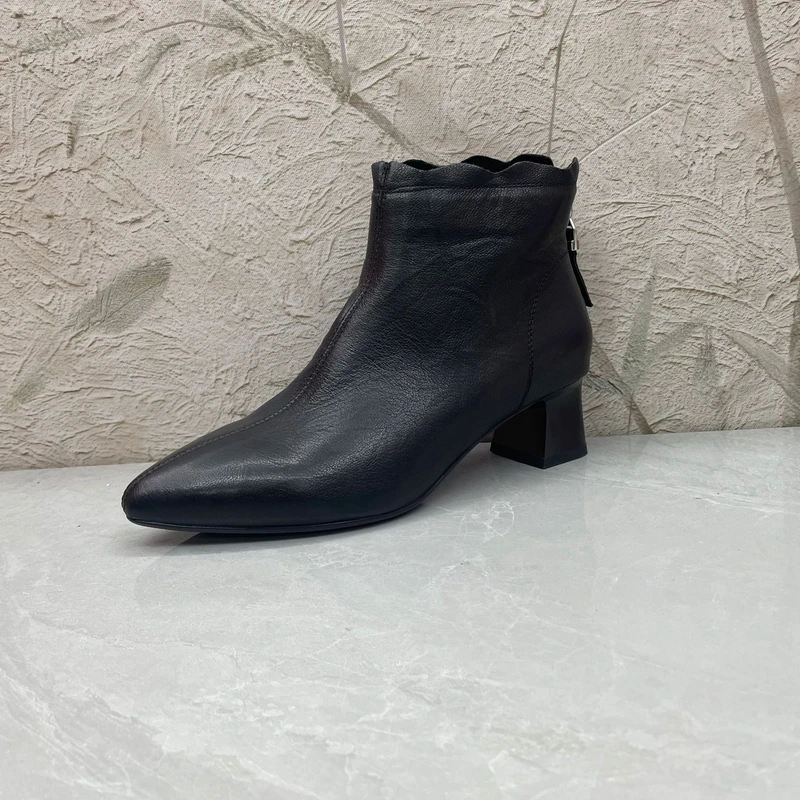 短靴女靴子 羊皮11129新店