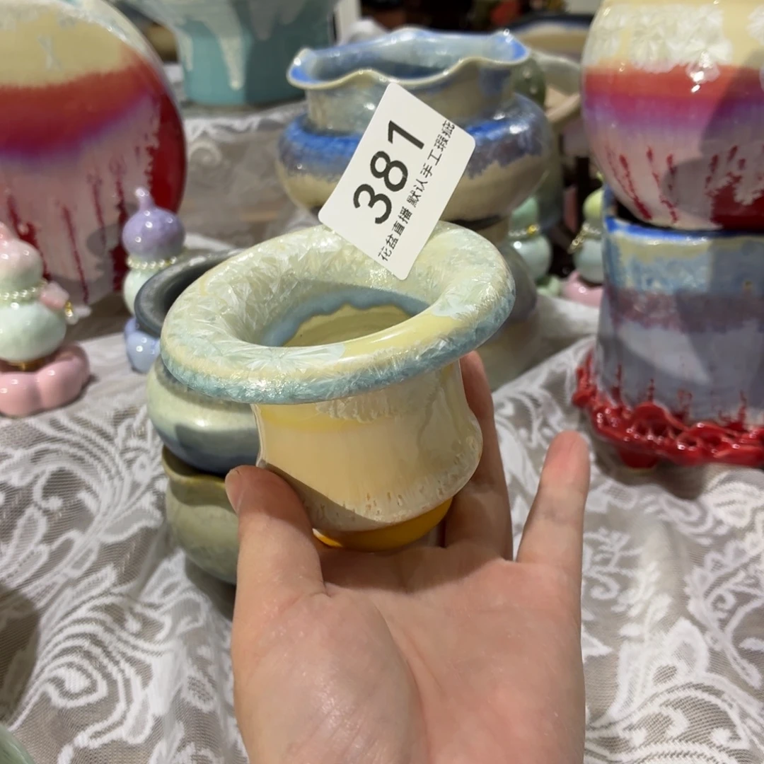 花盆景德镇陶瓷艺术