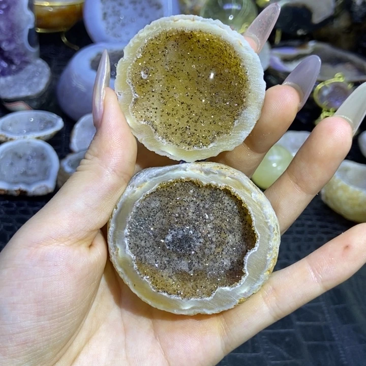 未镶嵌水晶珠宝半成品聚宝盆