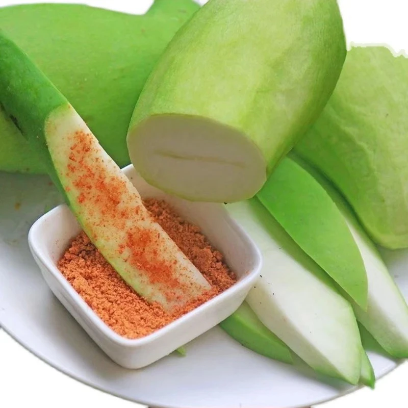 海南三亚象牙酸芒果酸脆可生吃新鲜生吃象牙芒酸野当季孕妇水果