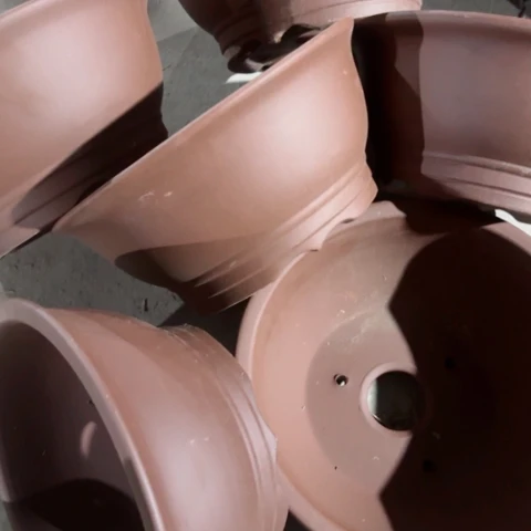 紫砂花盆100-6。27-12