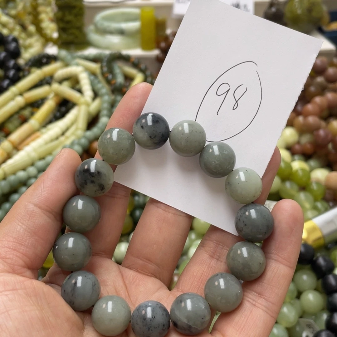 蛇纹石玉手链未镶嵌