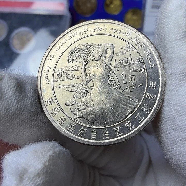 其他普通金属新疆纪念币一枚