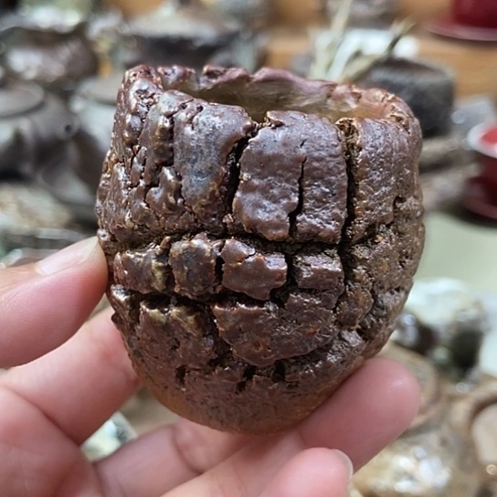 杯柴烧裸烧手作品