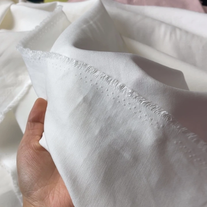 天丝（莱赛尔纤维）白色天丝亚麻2米