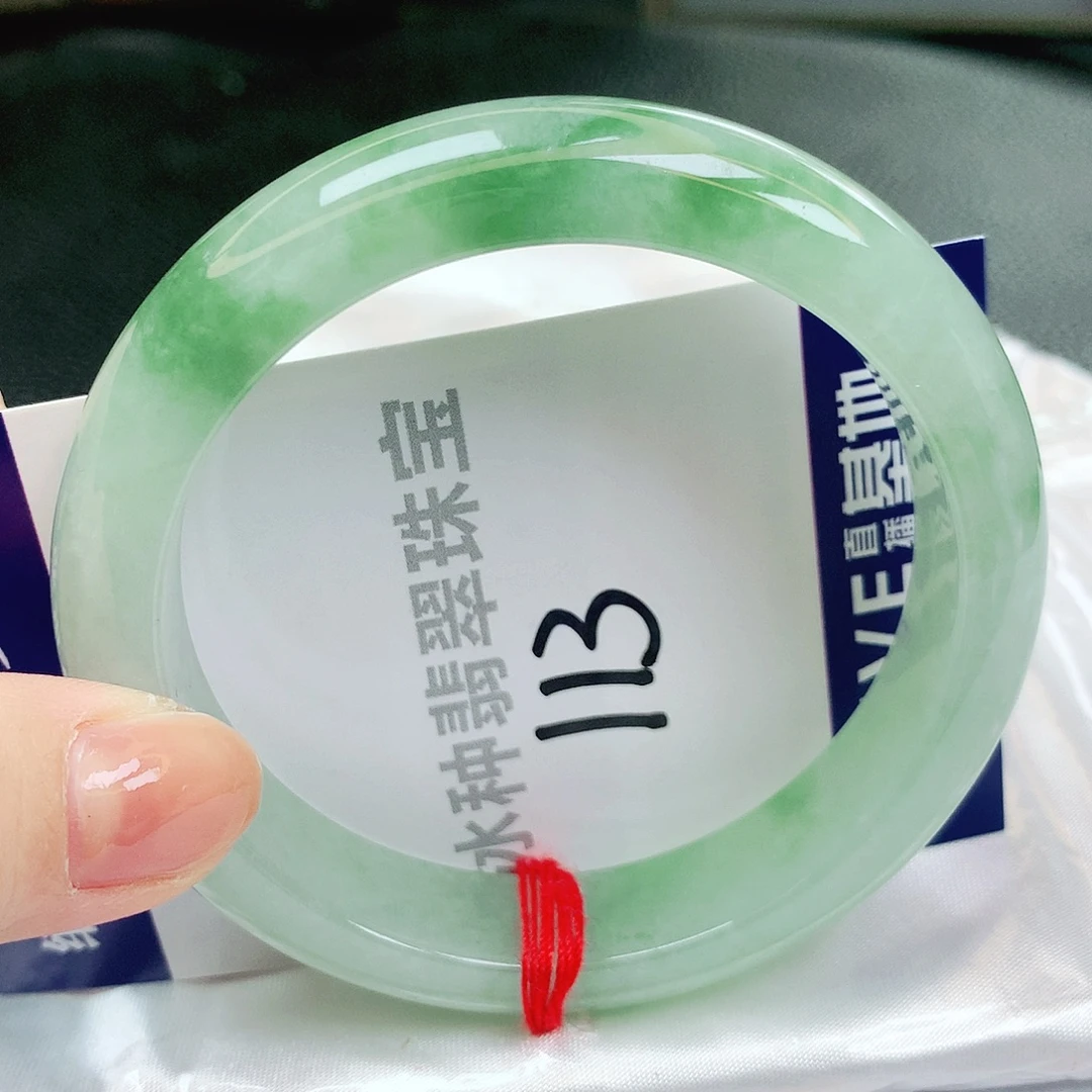 翡翠未镶嵌手镯缅甸天然a货翡翠