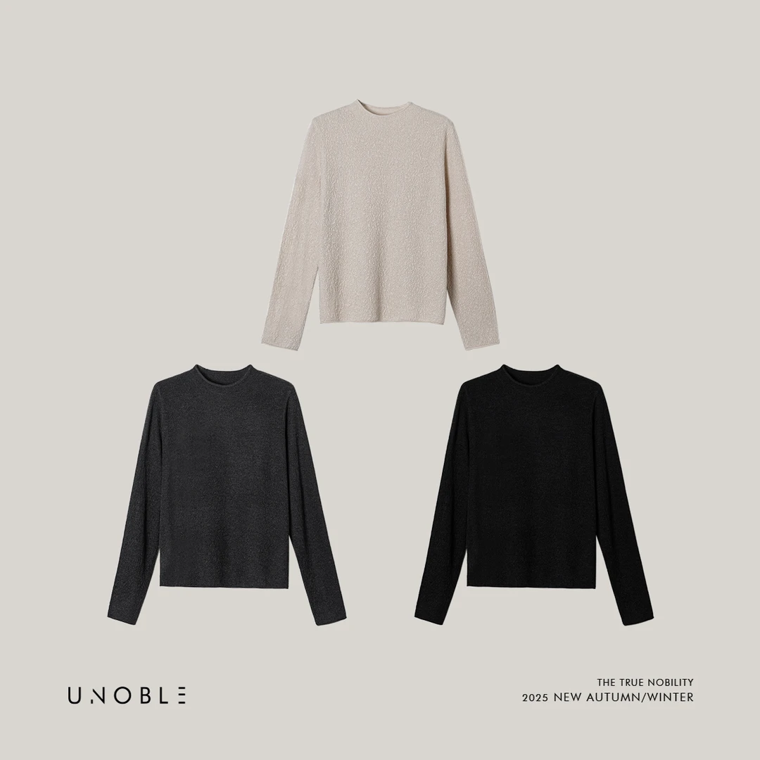 UNOBLE 2025 A/W【经纬之诗】基础款羊毛上衣 冬季新款