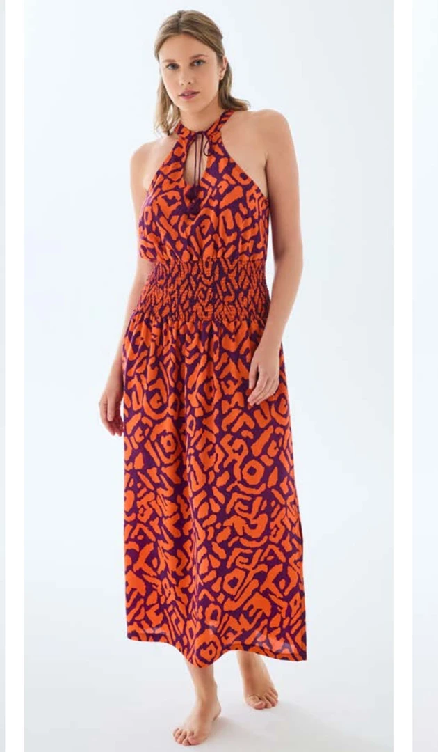 【Lektur】Emport其枣红色纯棉睡裙