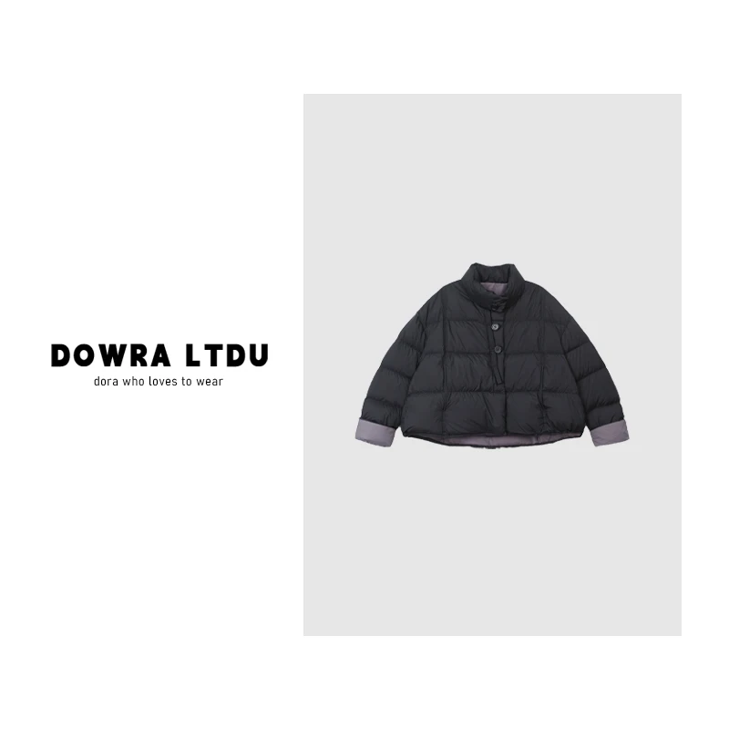 朵拉A【】2025年冬季新款纯色百搭羽绒服外套580-2503