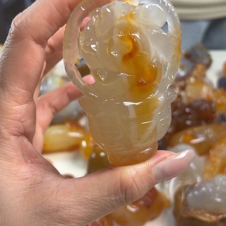 玛瑙/玉髓吊坠(不含链)未镶嵌