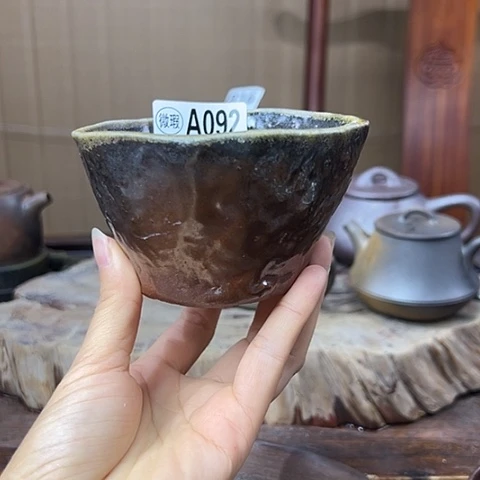 戬谷龙窑坭窑柴烧壶092