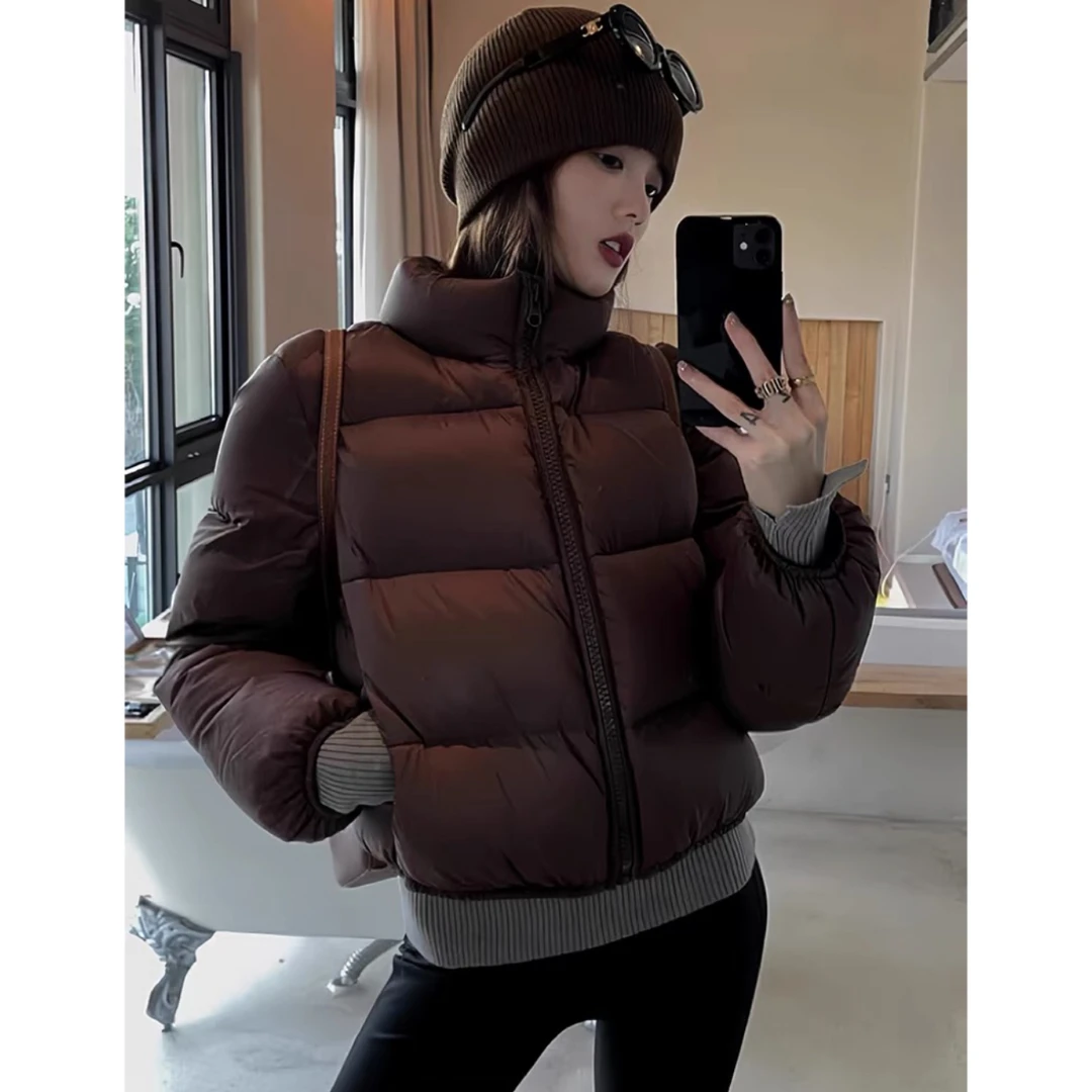 断码捡漏~極简肯豆风 / 超高充绒量肯豆风羽绒服7266花契