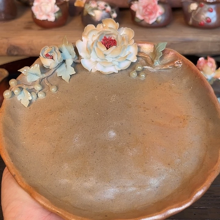 千玺造物玫瑰壶承