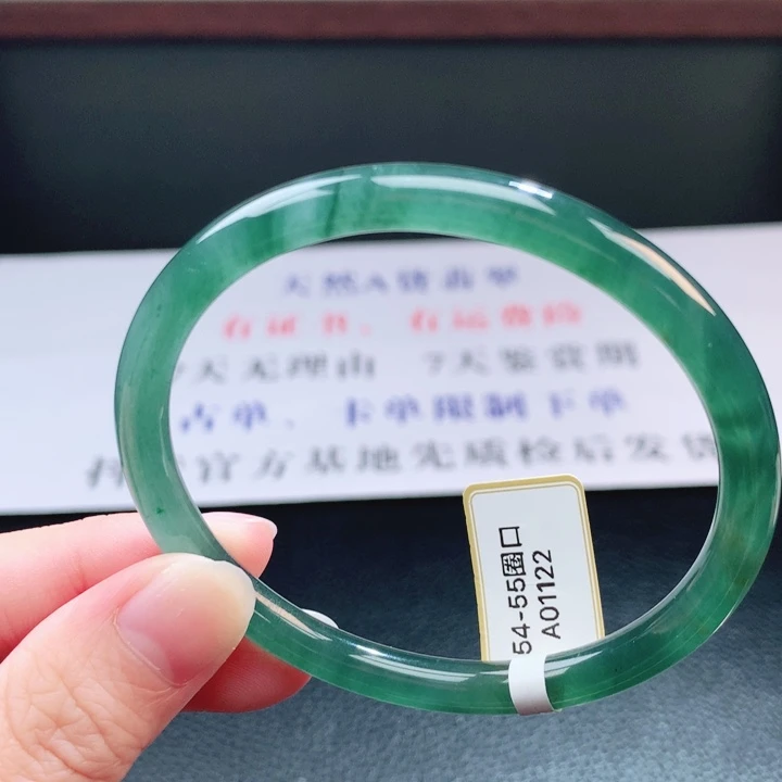 翡翠未镶嵌手镯翡翠手镯96