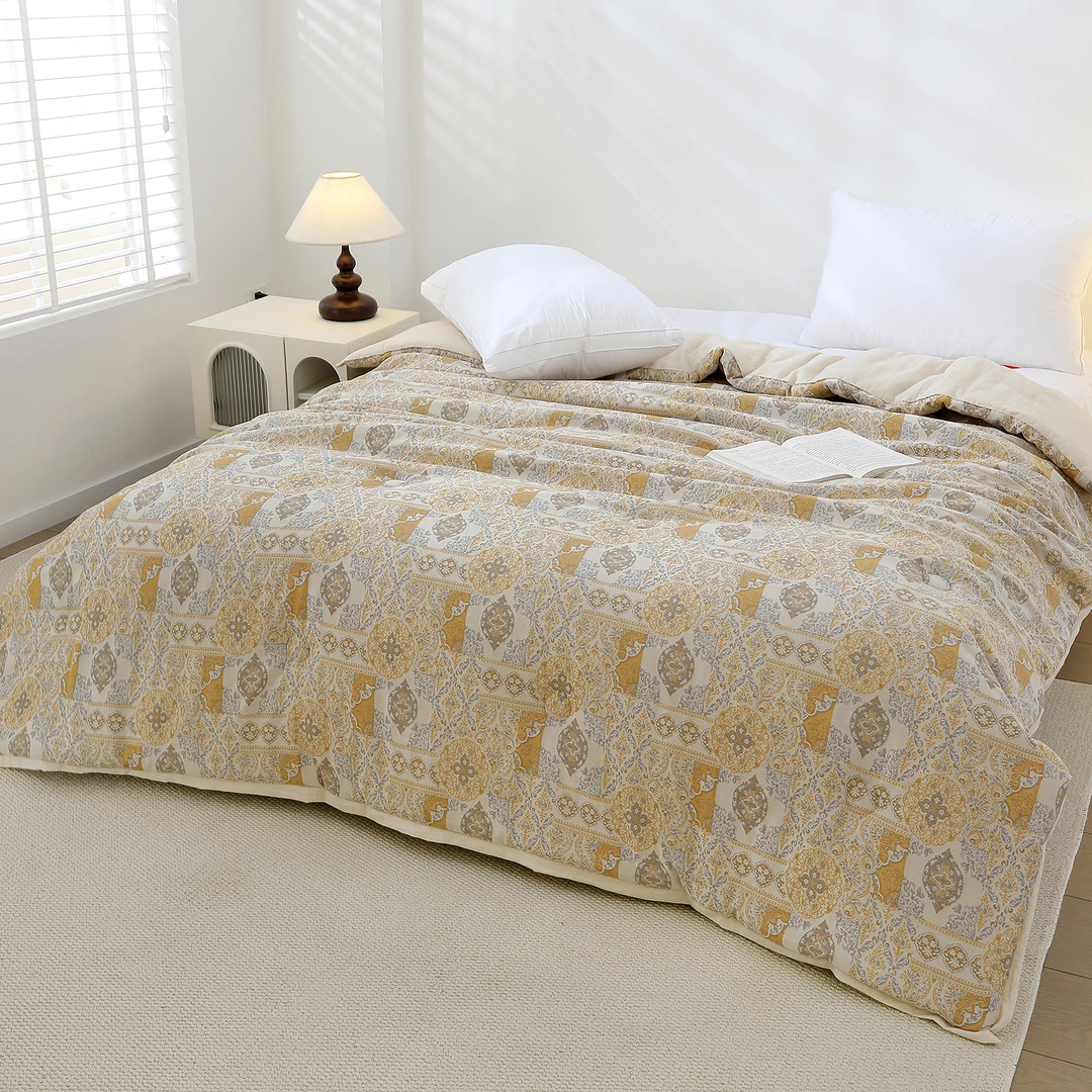 【月瑶】200*230cm冬被针织全棉燕窝蛋白被大尺寸 冬被